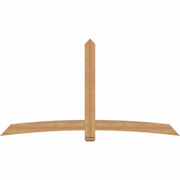Ekena Millwork Bellingham Timber Gable Bracket, Western Red Cedar, 96"W x 52"H x 1 1/2"D x 5 1/2"F, 13/12 Pitch GBW096X52X0206BEL00SWR - main